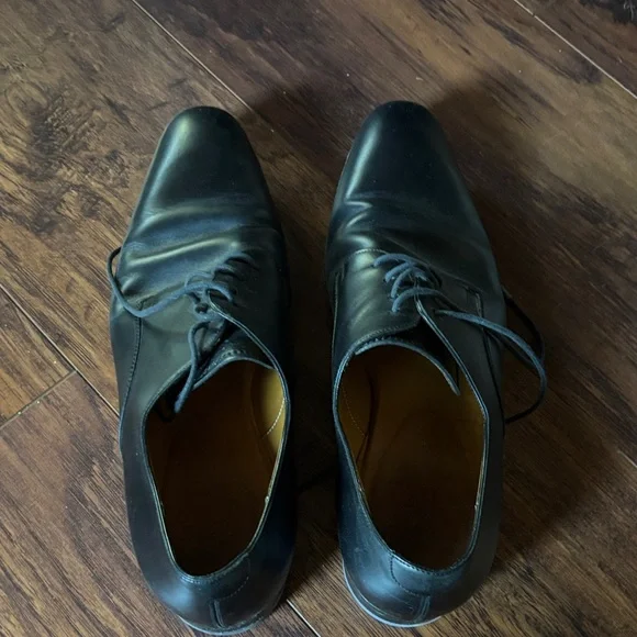 Gucci Black Leather Men's Oxfords